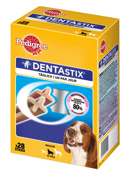 Pedigree Hundeleckerlis Dentastix für mittelgroße Hunde
